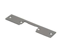 ORNO Gâche Gache Porte Droite Symétrique Courte Nickelée (25/110/3 mm)