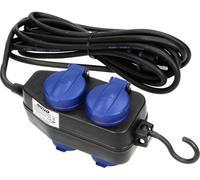 ORNO OR-AE-13160(GS)/10M câble de rallonge, 10 m, 4 x 2P + Z, IP44, capot de protection