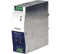 ORNO PSU-1675 - Alimentation à découpage, rail DIN, 120 W, 24 V, 5 A, Boîtier mé