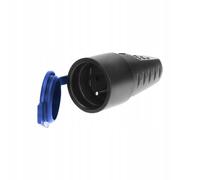 ORNO Raccord en caoutchouc IP44 16 A 250 V Prise Noir Norme française/belge 2P+Z OR-AE-1314 4412