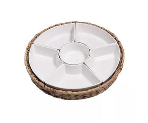 OROHENA Set Apéritif Corbeille tressé 5 coupelles