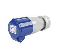 OROK - 644480 - Fiche Femelle CEE 16A 220V - Prise Camping P17 IP44 avec Capot - Adaptateur Camping-Car & Caravane - Raccordement 3x1,5 / 3x2,5 mm² - Lot de 2