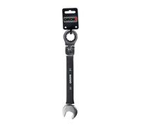 OROK - Clé Mixte à cliquet articulé - Tête à œil avec Inclinaison d'environ 15°C - 21 mm - en Acier Chrome Vanadium - pour Atteindre Les écrous Difficiles d'accès - A l'unité - Taille: 21 mm