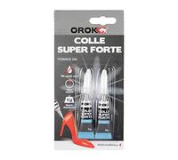 OROK - Colles universelles, super forte instantanée en gel, 3g - Lot de 2 tubes, Convient à tous types de bricolages/réparations, loisir créatif et décoration