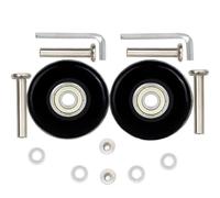 OROSTINA 1 paire de roues de rechange pour valises 50 x 18 mm avec roulements de 8 mm 35 mm 40 mm pour essieux et patins à roues alignées