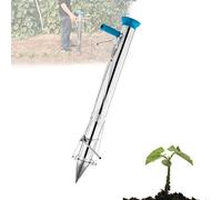 ORPERSIST Planteuse De Bulbes, Repiqueuse Semis À Main, Acier Inoxydable Plantoir Jardin Plantoir avec Manche Éponge Peut Vous Aider À Planter Vos Semis De Tulipes Tomates Etc
