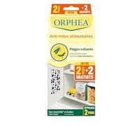Orphea - Anti Mites Alimentaires, 4 Paquets de 4 Pièges Adhésifs Collants (2 gratuites) avec Phéromone: Il agit après 1 Heure Contre Les Mites - Durée 2 Mois