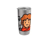 Orphée Vintage Grec Mythologie Musicien Prophète Poète Gobelet isotherme en acier inoxydable double paroi