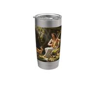 Orphée Vintage Grec Mythologie Musicien Prophète Poète Gobelet isotherme en acier inoxydable double paroi