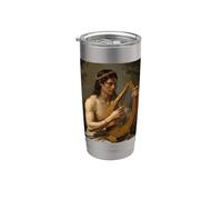 Orphée Vintage Grec Mythologie Musicien Prophète Poète Gobelet isotherme en acier inoxydable double paroi