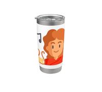 Orphée Vintage Grec Mythologie Musicien Prophète Poète Gobelet isotherme en acier inoxydable double paroi