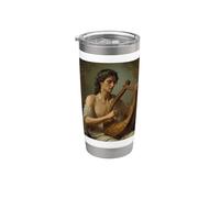 Orphée Vintage Grec Mythologie Musicien Prophète Poète Gobelet isotherme en acier inoxydable double paroi