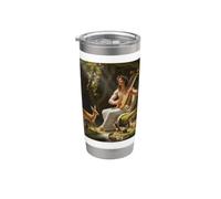 Orphée Vintage Grec Mythologie Musicien Prophète Poète Gobelet isotherme en acier inoxydable double paroi