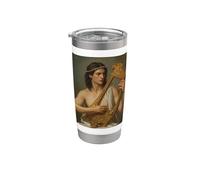Orphée Vintage Grec Mythologie Musicien Prophète Poète Gobelet isotherme en acier inoxydable double paroi