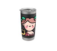 Orphée Vintage Grec Mythologie Musicien Prophète Poète Gobelet isotherme en acier inoxydable double paroi