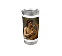 Orphée Vintage Grec Mythologie Musicien Prophète Poète Gobelet isotherme en acier inoxydable double paroi
