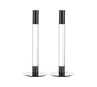 Orrefors Bougeoir Lumiere 26.5 cm Lot de 2 Transparent
