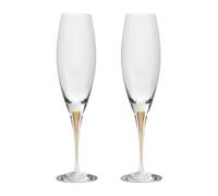 Orrefors Flûte à champagne Intermezzo 26 cl. lot de 2 Or