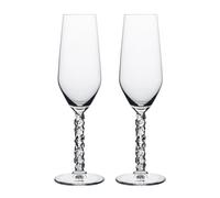 Orrefors Verre à champagne Carat 24 cl Lot de 2 Transparent