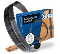 ORTA Flexback Lot de 3 lames de scie à ruban, 2240 x 6 x 0,5 mm, 6 dents par pouce, pour bois tendre et dur, plastique et métaux non ferreux Convient pour Metabo BAS 317/318
