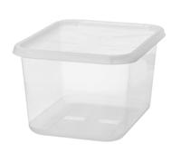 Boîte de rangement transparente avec couvercle 25 litres Basic M