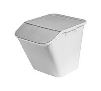Grand Bac de rangement ou tri avec couvercle incliné 51 litres