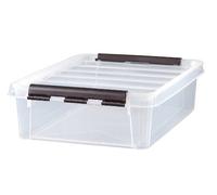 smartstore Boîte en plastique Clipbox Smart Store Classic 14 7,5 L Transparent Clips noirs