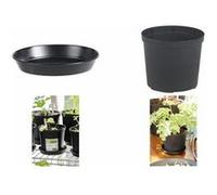 orthex Pot de fleurs CULTIVATE, diamètre: 120 mm, noir G