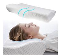 OrtoPrime Oreiller Cervical viscoélastique Anatomique Confort - Oreiller Orthopédique Effet mémoire - Coussin Cervical Adaptable - Oreiller Ergonomique prévient la Douleur du Cou
