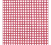 Oryx 5544055 Nappe en Toile cirée rectangulaire à Carreaux Rouges Imperméable, Anti-Taches, en PVC, 140 cm x 20 m Rouleau à découper pour intérieur et extérieur