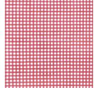 Oryx 5544056 Nappe en Toile cirée en PVC, imperméable et Anti-Taches, Ronde à Carreaux Rouges d’Un diamètre de 140 cm pour l’intérieur et l’extérieur