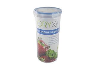 ORYX AFT05025024 5025024 Récipient hermétique en plastique rond 1200 ml. Ø 12 x H 19 cm. cm
