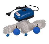 Osaga MK-Série Aérateur de bassin et d'aquarium - Kit complet avec pompe à air réglable