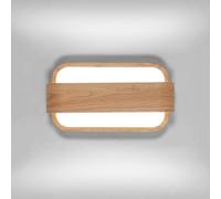 Osairous Applique Murale Intérieur, 13W 1462LM Lampe Murale LED, Moderne Applique Acrylique Design, Éclairage Couleur Bois Luminaire Mural pour Chambre, Salon, Couloir, Lumière Blanche 6500K, 27CM