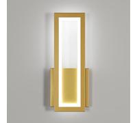 Osairous Applique Murale Intérieure LED, 16W 1800LM Lampe Murale Moderne Acrylique Or, Luminaire LED Lumière Blanche 6500K Chambre pour Salon, Couloir, Escalier, 32CM