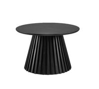 OSAKA - Table basse ronde finition chêne noir D70 Noir