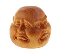 OSALAD Quatre-Face Tête De Bouddha Sculpture Ornement Jardin Intérieur Extérieur Décoration Artisanat