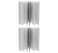OSALADI 2 Pièces Carnet de Sublimation Vierge A5, 160 Pages, Papier Blanc | Format Compact et Léger, Écriture Fluide, Pages Vierges Recto Verso, pour Impression par Transfert