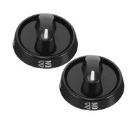 OSALADI 2pièces Boutons de Commande pour Cuisinière à Gaz Électrique Plastique Noir Lot de Remplacement Facile