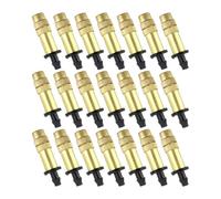 OSALADI 30 Pièces Arroseurs à Jet Réglable, Buse D'arrosage en Cuivre et Plastique, Or, Raccord 4/7, pour Semis et Sol, Irrigation de Serrage