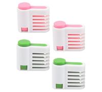 OSALADI 4 Pièces Niveleur à Gâteau PP pour Pâtisserie Maison Précise | Guide de Coupe Uniforme, Contrôle D’épaisseur, Projet Pâtisserie Maison, Usage la Cuisine, Lot