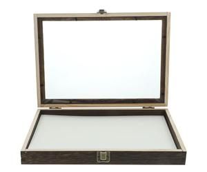 OSALADI Boîte à Spécimens en Bois Protection Contre la Poussière avec Couvercle Transparent Plusieurs styles pour Collectionner Lépidoptères et Petits Insectes, Plusieurs styles