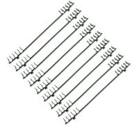 OSALADI Connecteurs de Support pour Plantes 50pcs en Plastique Vert avec connecteurs Ajustables, Accessoires pour piquets de Jardin, Utilisation extérieure et intérieure