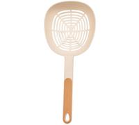 OSALADI Cuillère à Écumoire à Long Manche Orange en Nylon et Pp, Résistante Chaleur, Facile à Nettoyer, Ustensile Pratique Cuisine