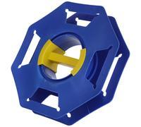 OSALADI Enrouleur de Câble Électrique Rétractable Bleu en Pp Résistant aux Chocs pour Maison et Camping, Organisateur Pratique et Bobine de Stockage Portable