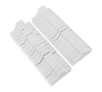OSALADI Entretoises de Charnière en Plastique Blanc Plaque D'espacement pour Charnières Hydrauliques 50pcs Fonctionnement Fluide, Prévention du Contact Métal pour Meubles pour Armoires