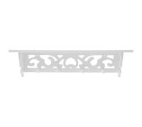 OSALADI Étagère Murale Blanche en PVC de Style Creux Décoratif, Étagère Créative pour Rangement Pratique la Maison, pour Chambre ou Entrée Plusieurs Styles