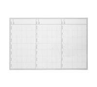 OSALADI Grand Calendrier Mural Effaçable à Sec 61 X 91 CM Calendrier Trimestriel Non Daté Réutilisable Tableau de Tâches Grand Format pour Bureau et Maison Agenda Flexible sans Date
