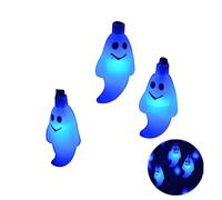 OSALADI Guirlande Lumineuse Solaire 20 LED Étanche pour Décoration d'halloween Chambre Vitrine Patio Jardin Extérieur Décoration de Fête Bleu