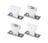 OSALADI Kit de Remplacement de Serrure Pom Blanc Haute Flexibilité, Design Élégant Sûr pour Stores Romains en Plastique pour Stores en Bambou et Rideaux, Usage Domestique pour Garçon